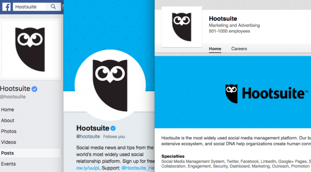 Hootsuite's social media images 