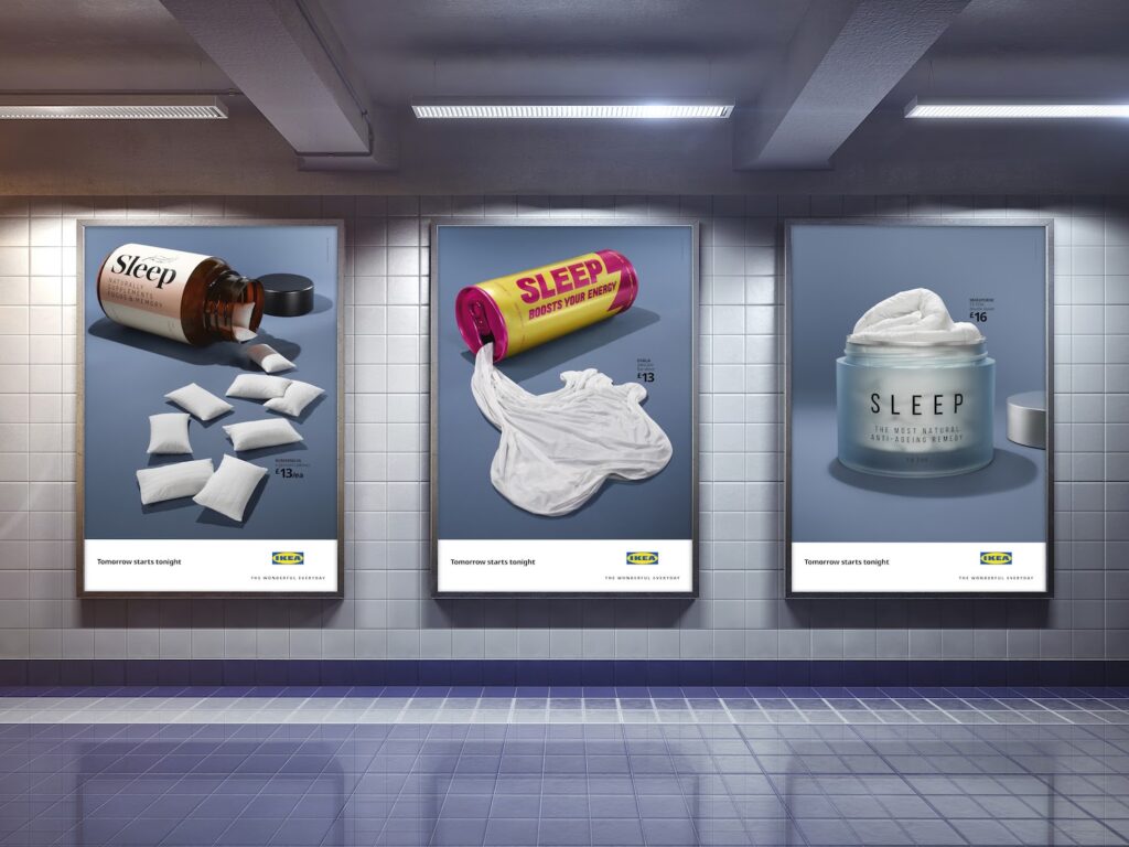 IKEA sleep advert