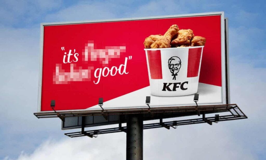 kfc covid advert