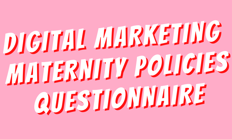 maternity packages in digital marketing pink writing