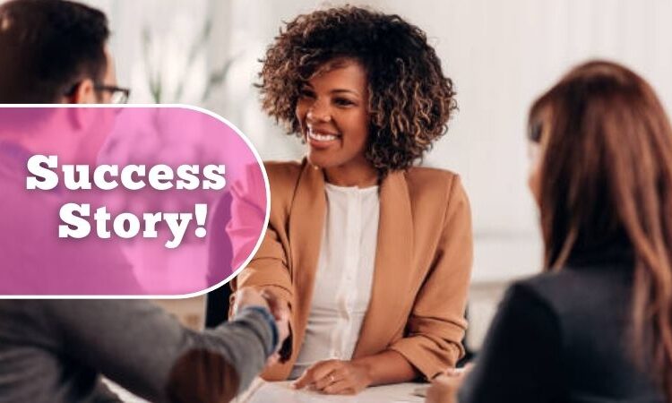 Job success story visual