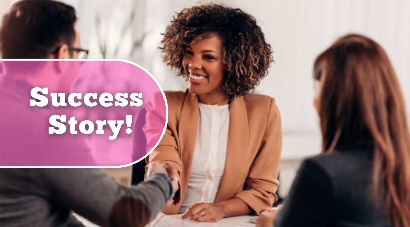 Job success story visual